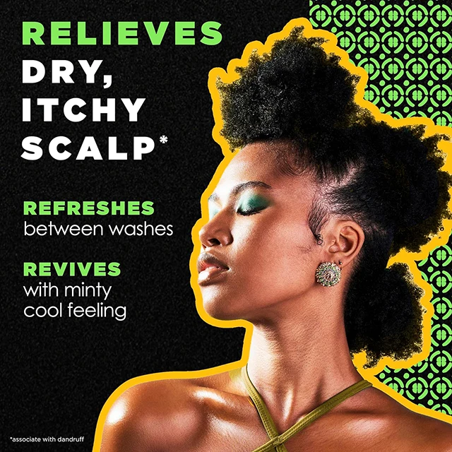 Protective scalp dryness and itching treatment Dandruff treatment cooling mint and sulfate free scalp care essence