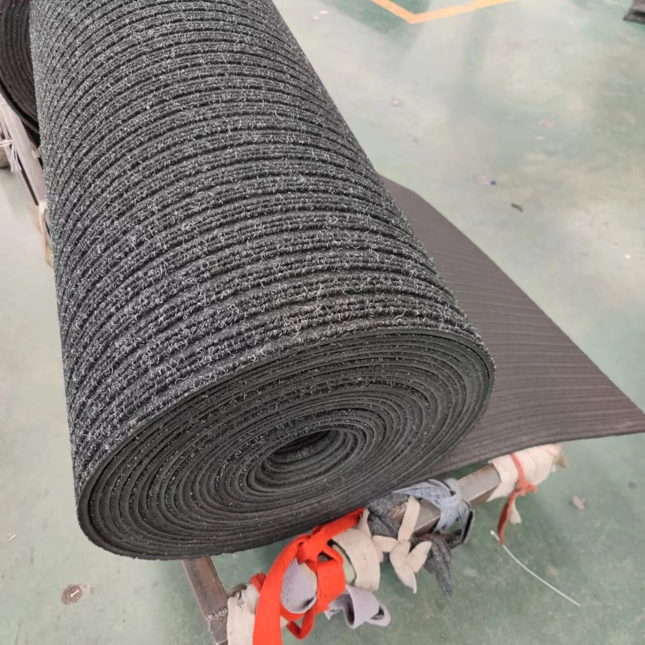 Anti Slip Latex Backing Ribbed Stripe Gold Sluice Rugs Carpet Gold Wash Rug Gold for Mali Africa Market