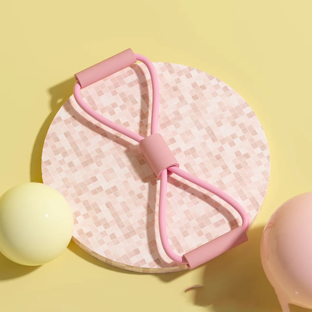 Hot Sale Eight-Character Chest Expander Rally Girl Rally Yoga Rubber Band Tension Rope