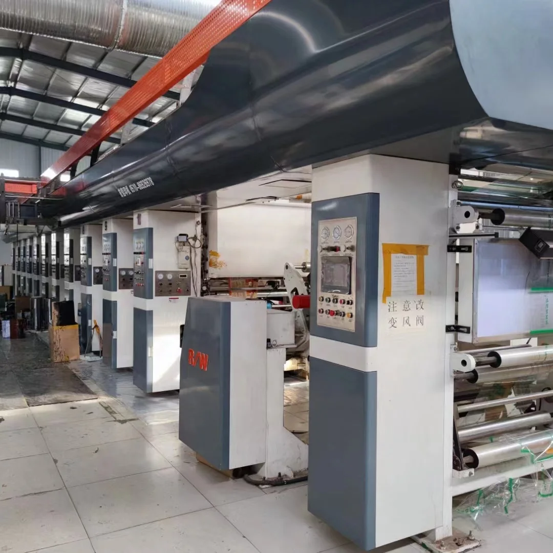 2016 years Jiangyin Shouxin brand width 1100 mm  10 colors used rotogravure printing machines