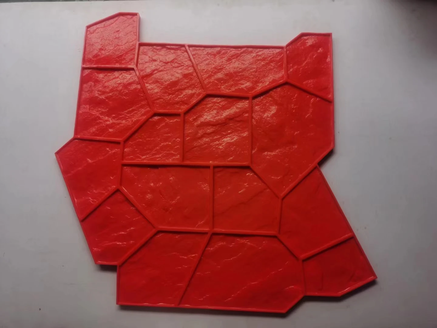 Garden Random Stone Concrete Stamped Mats Stamping Mold For Cement