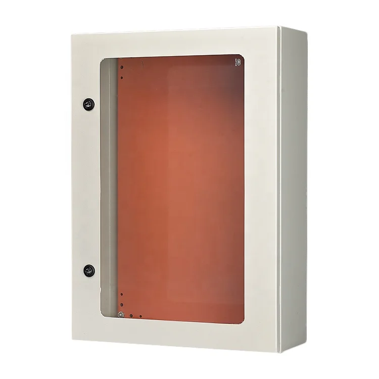 Electrical enclosure Plexiglass Door Wall Mounting Electronic Box  metal  Enclosure junction box distribution box board