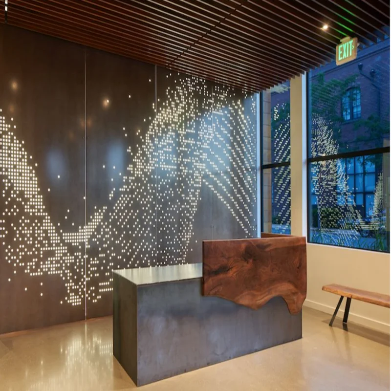 Алюминиевые простые/перфорированные панели алюминиевые фасадные облицовочные строительные