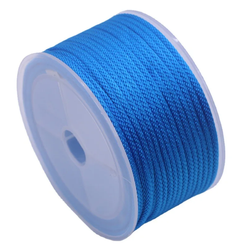 Wholesale 2mm 3mm Nylon Thread rope Braided cord for jewelry making findings