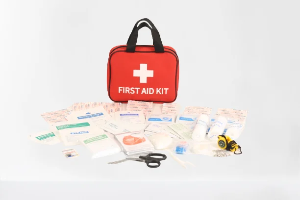 Portable Empty First Aid Kit Bag Waterproof Durable Oxford Small Red Cross Kit Pouch Emergency Survival Bag Medicine Storage Bag