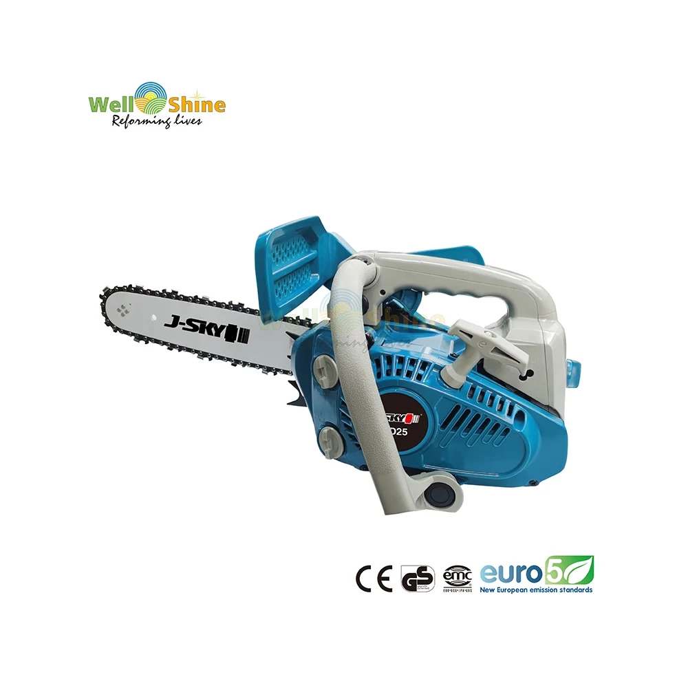 Mini Chain Saw 25cc Gasoline 2500 Top Handle 2 Stroke 2500 one hand chainsaw Chinese Small Professional 25cc chainsaw