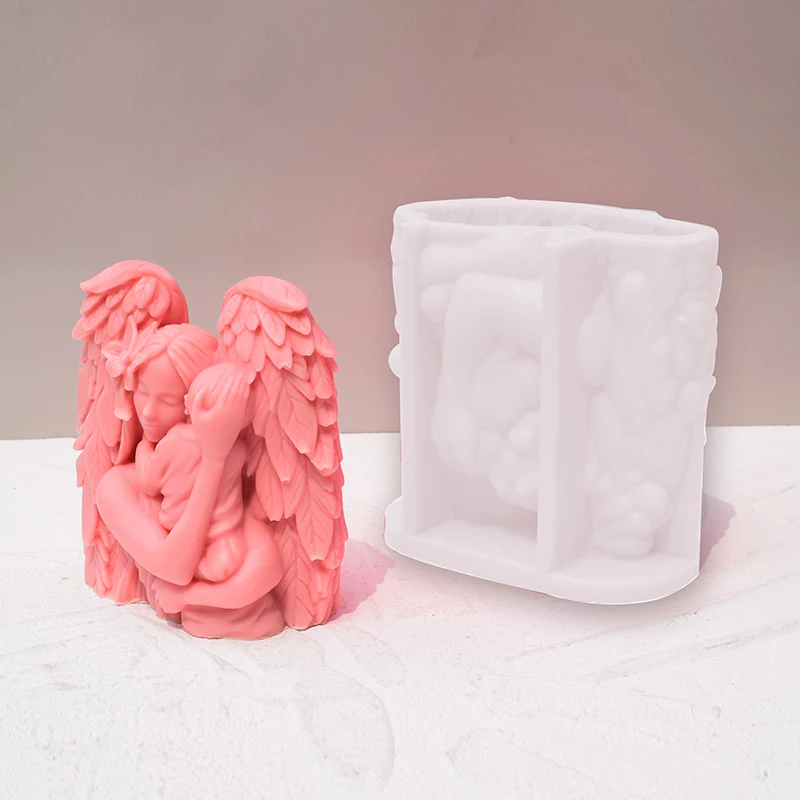 Силиконовая форма для свечи «Ангел»