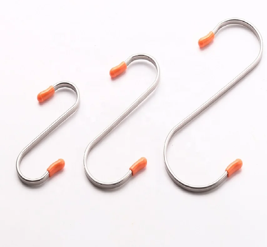 Jieyang Manufacturer Stainless steel decorative metal s hooks for bathroom and Kitchen