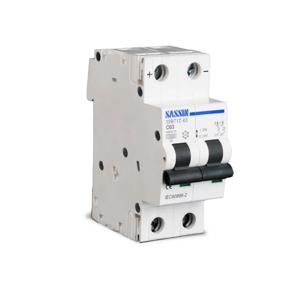 3SB71Z-63 DC SASSIN MCB Circuit Breaker 6A 10A 16A 20A 32A 50A 63A 100A