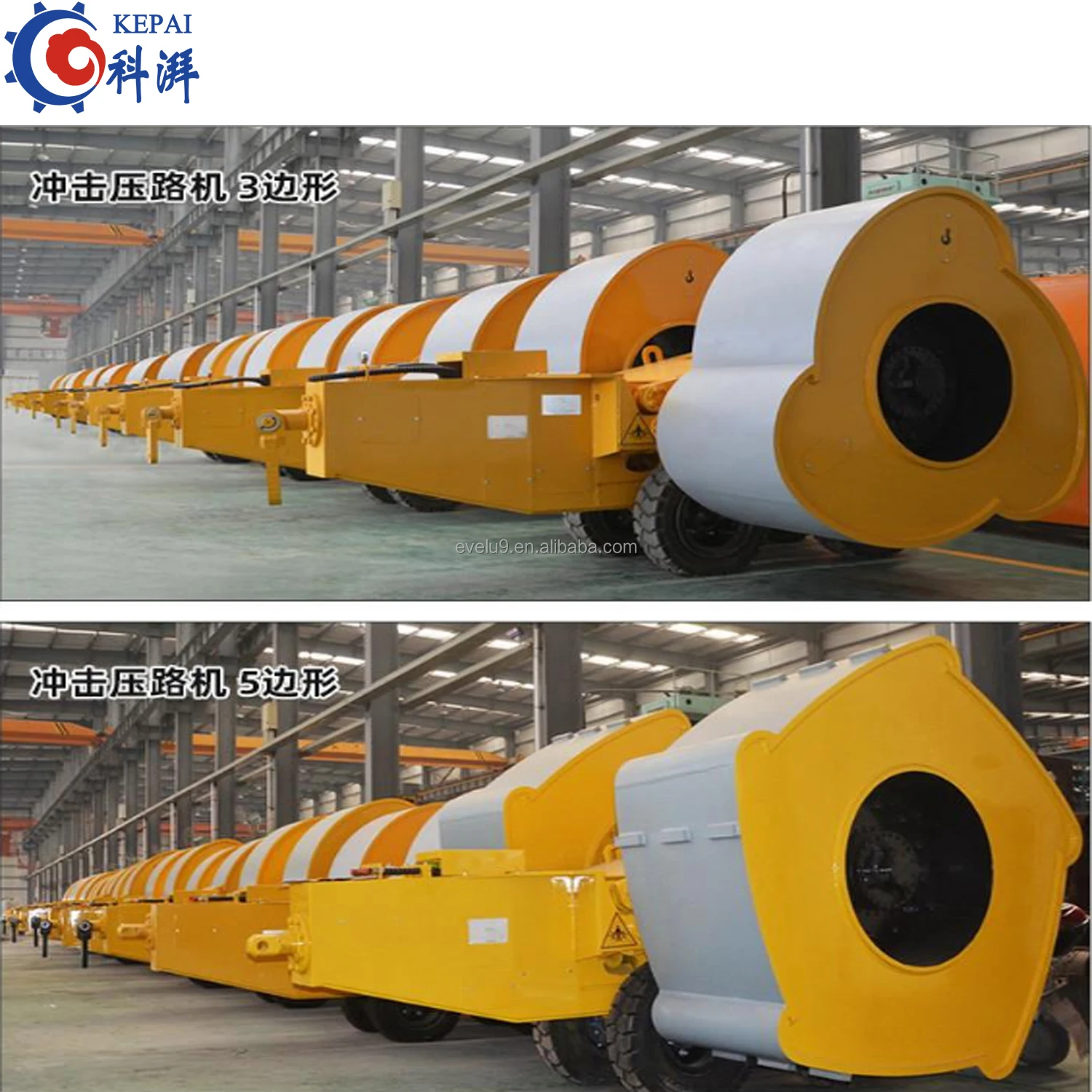 266kw-274kw Hydraulic Road Roller Compactor Impact Vibrating Compactor Roller for Construction Machine