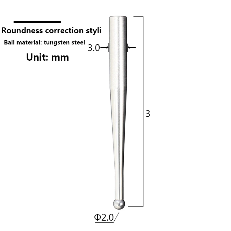 Altimeter Stylus High Precision Ruby Concentric Probe Carbide Ball Eccentric Ball Stylus