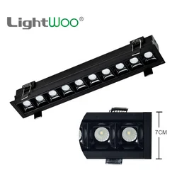 modern popular office decoration surface recessed pendent led linear light ceiling light