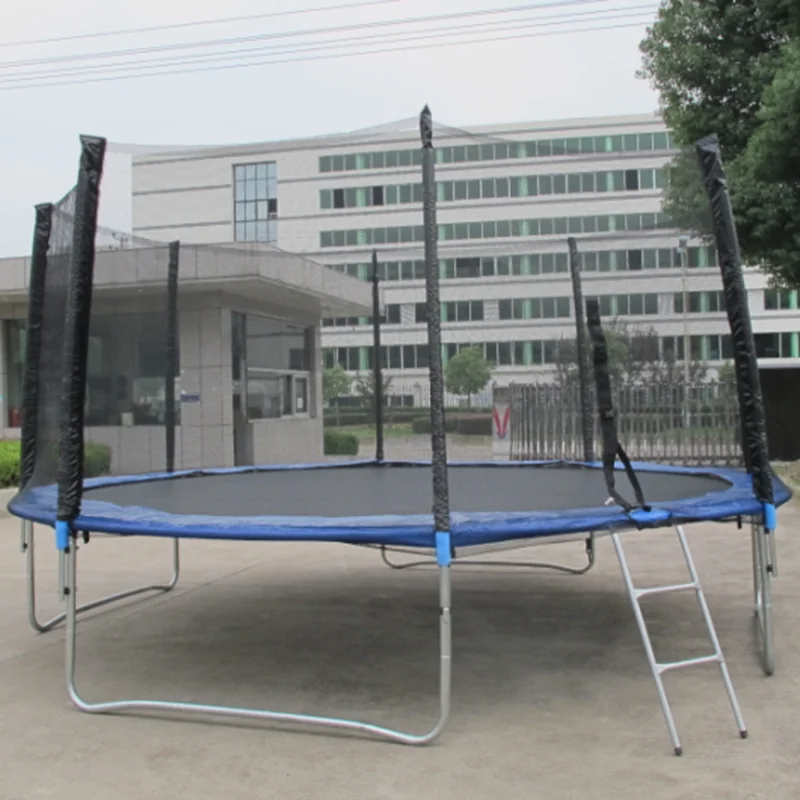 Best Price 13FT folding outdoor gymnastic trampoline for family