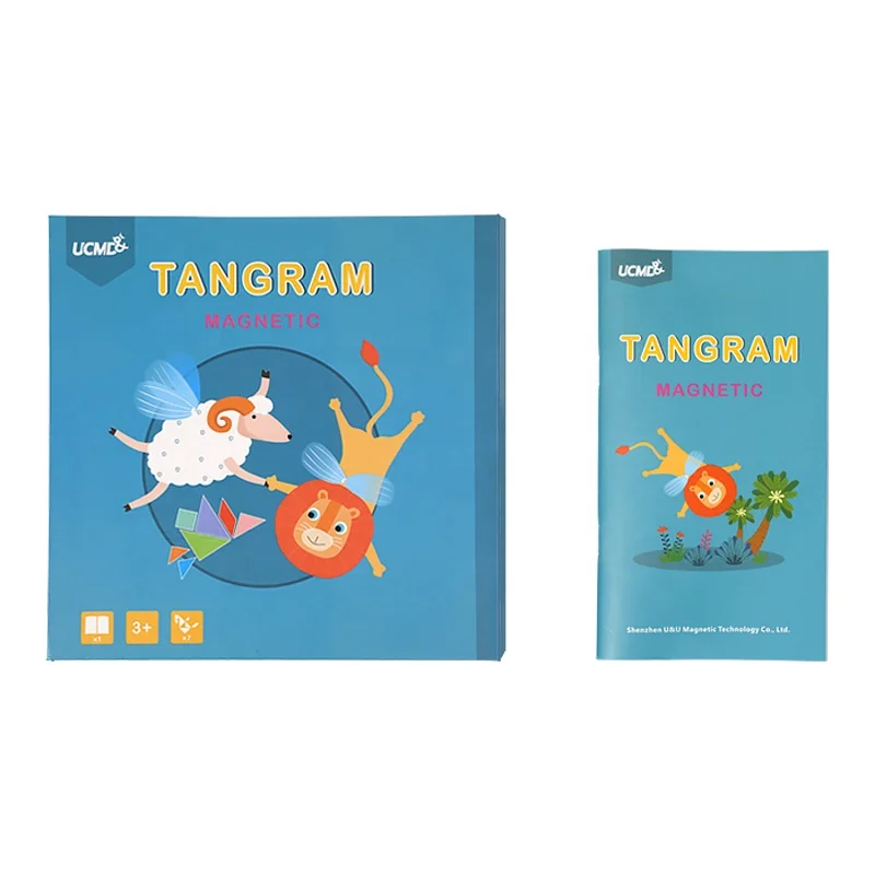 UCMD New Design Children Puzzle Games Kids Magnetic Puzzles Magnetic Tangram