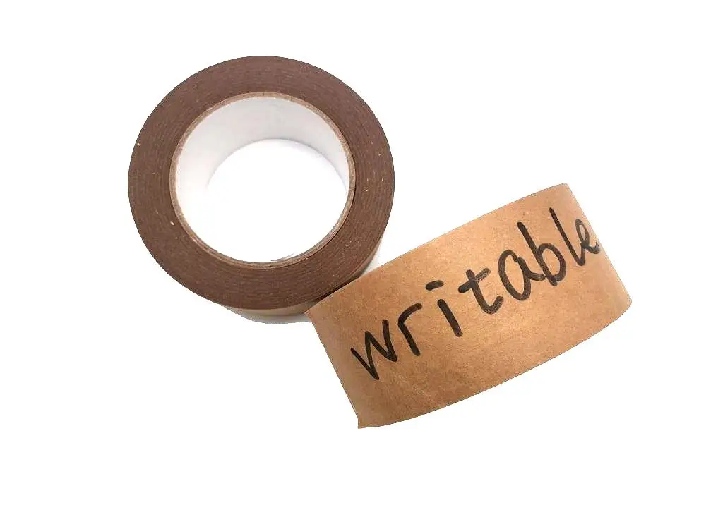 Laminated Waterproof High Water Free Self Adhesive Sealing Packing Kraft Paper Tape self adhesive medical tape