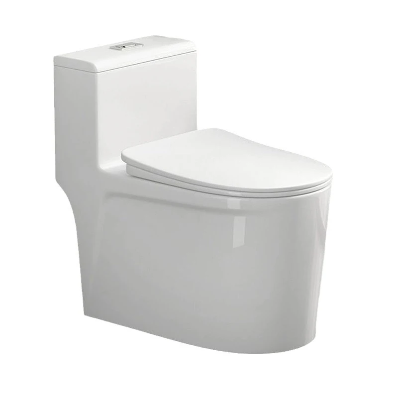 New Technology Creation Modern Ceramic Toilet Bathroom Floor Mounted One Piece Water Closet Wc Siphonic Flushing Commode
