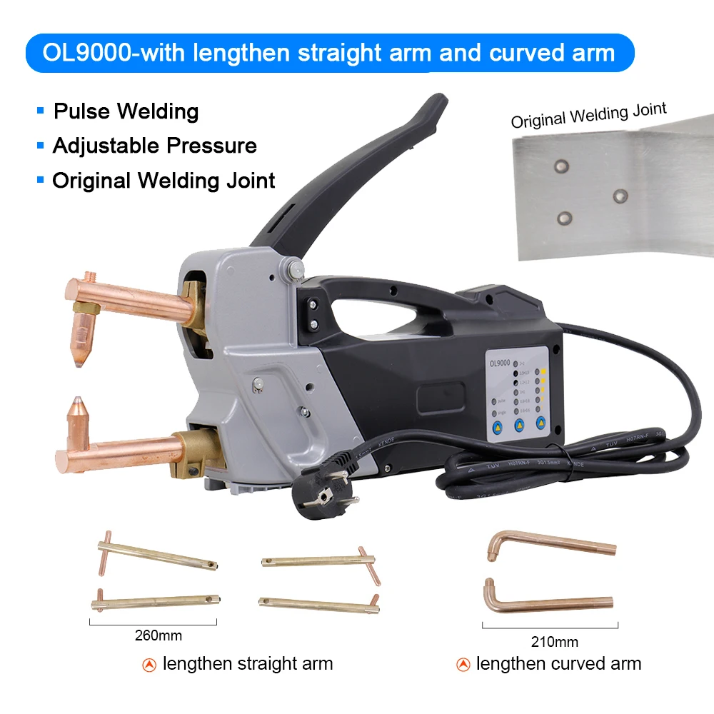Automatic pulsed mini spot welder handheld spot welding machine for steel