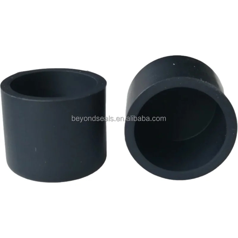 Customized End Caps id3mm to 80mm Flat Round Silicone Rubber Pipe End Cap