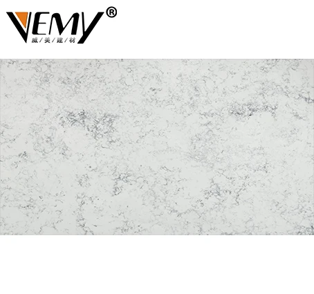 
Grey Color Pattern Style Quartz Slab Artificial Stone Countertop 