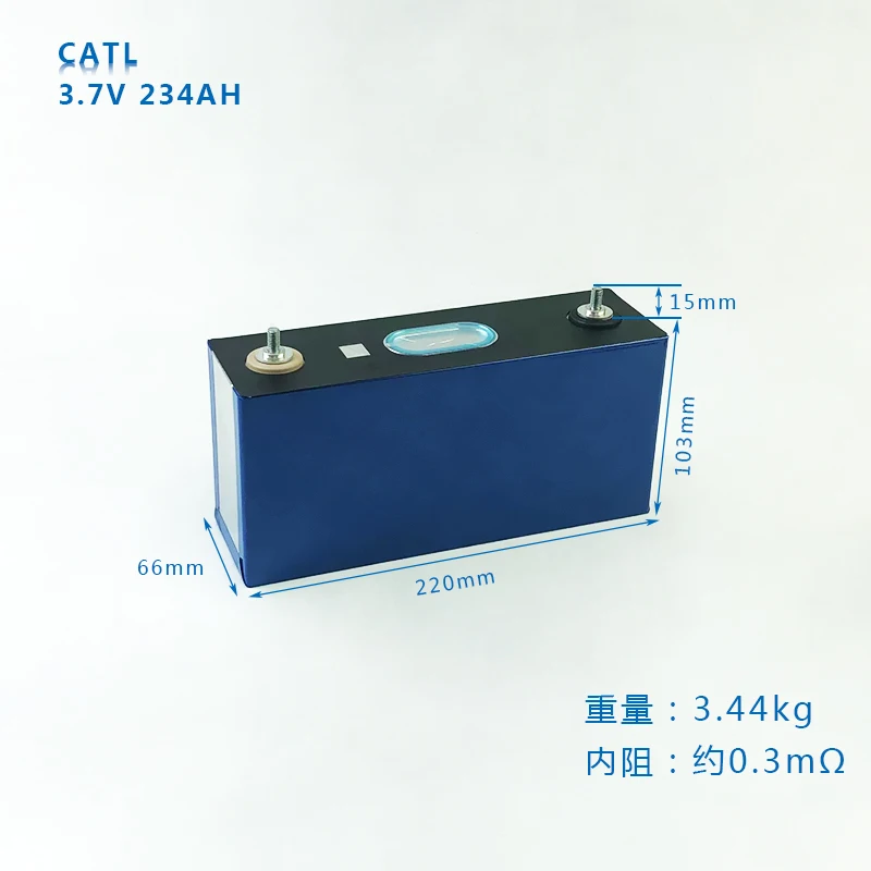 Prismatic CatL NCM 3.7v 234ah Grade A+ NCM Battery rechargeable battery golfcarts RV  deep cycle battery