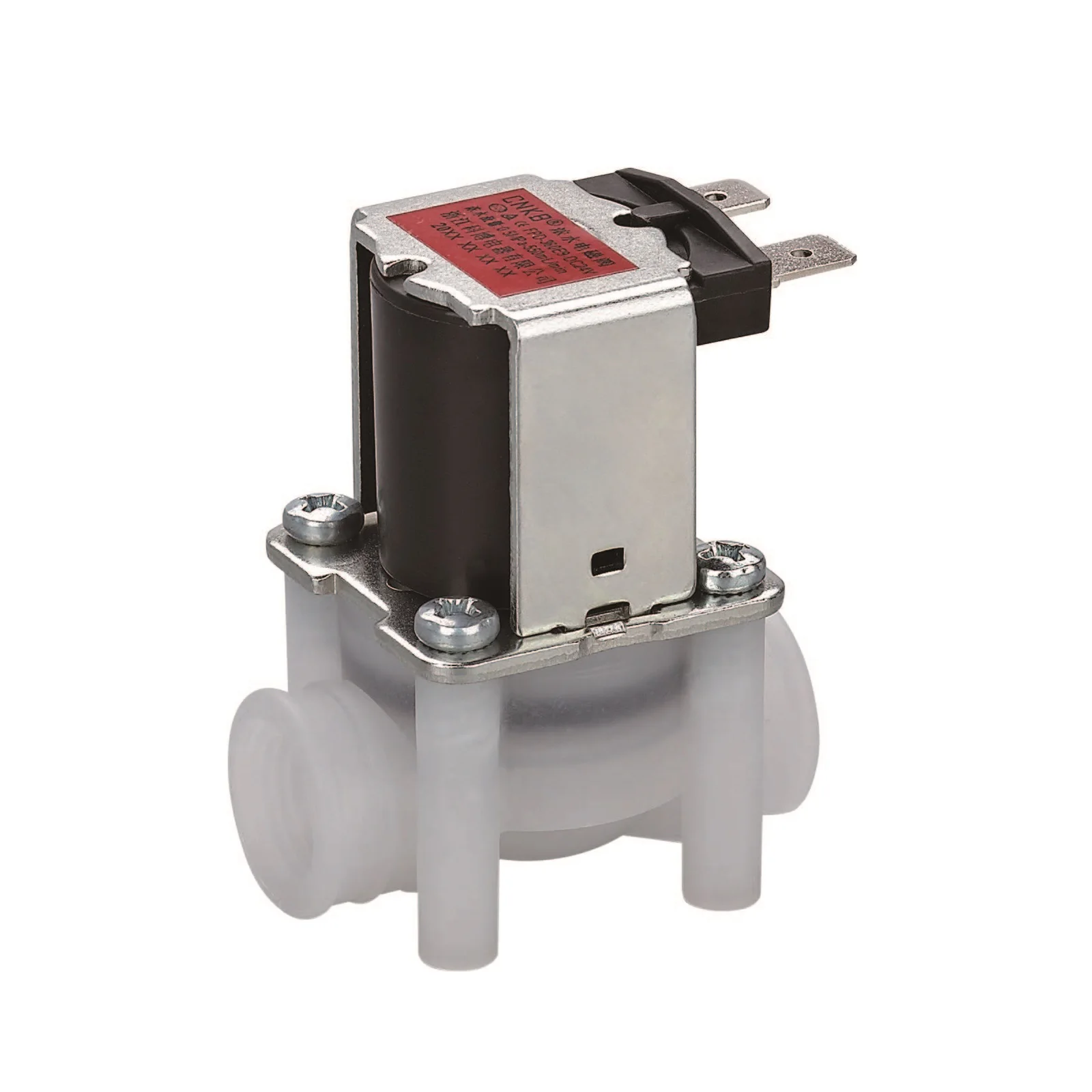 CNKB High Quality PP Material FPD-360B 1/4 Inlet Outlet Solenoid Valve for Household Appliances Water Appliance Product