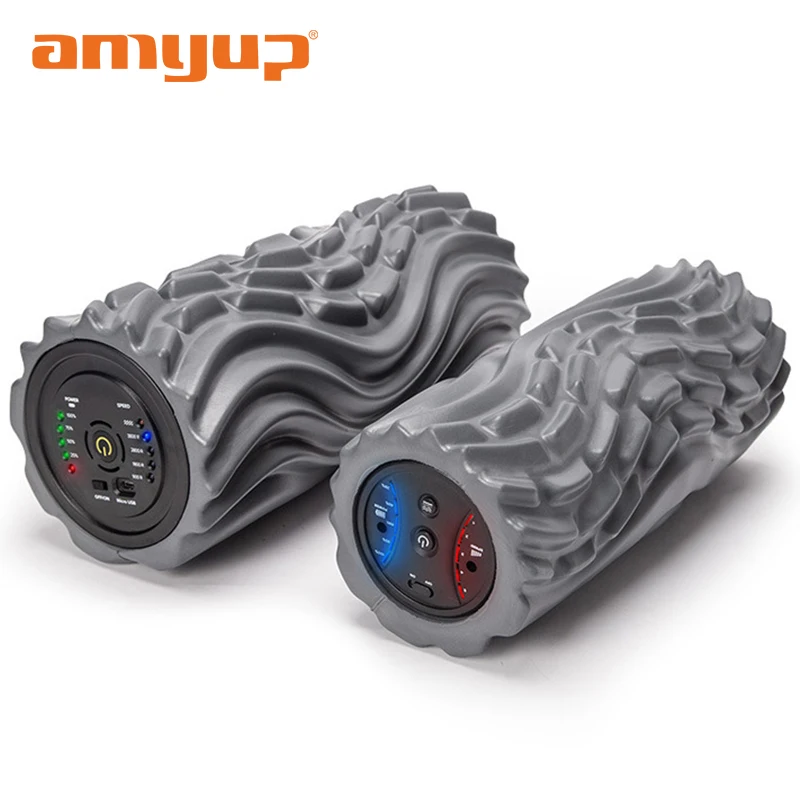 Amyup High Density Massage Deep Muscle Yoga Roller EVA Gym Workout Electric Vibrating Foam Roller