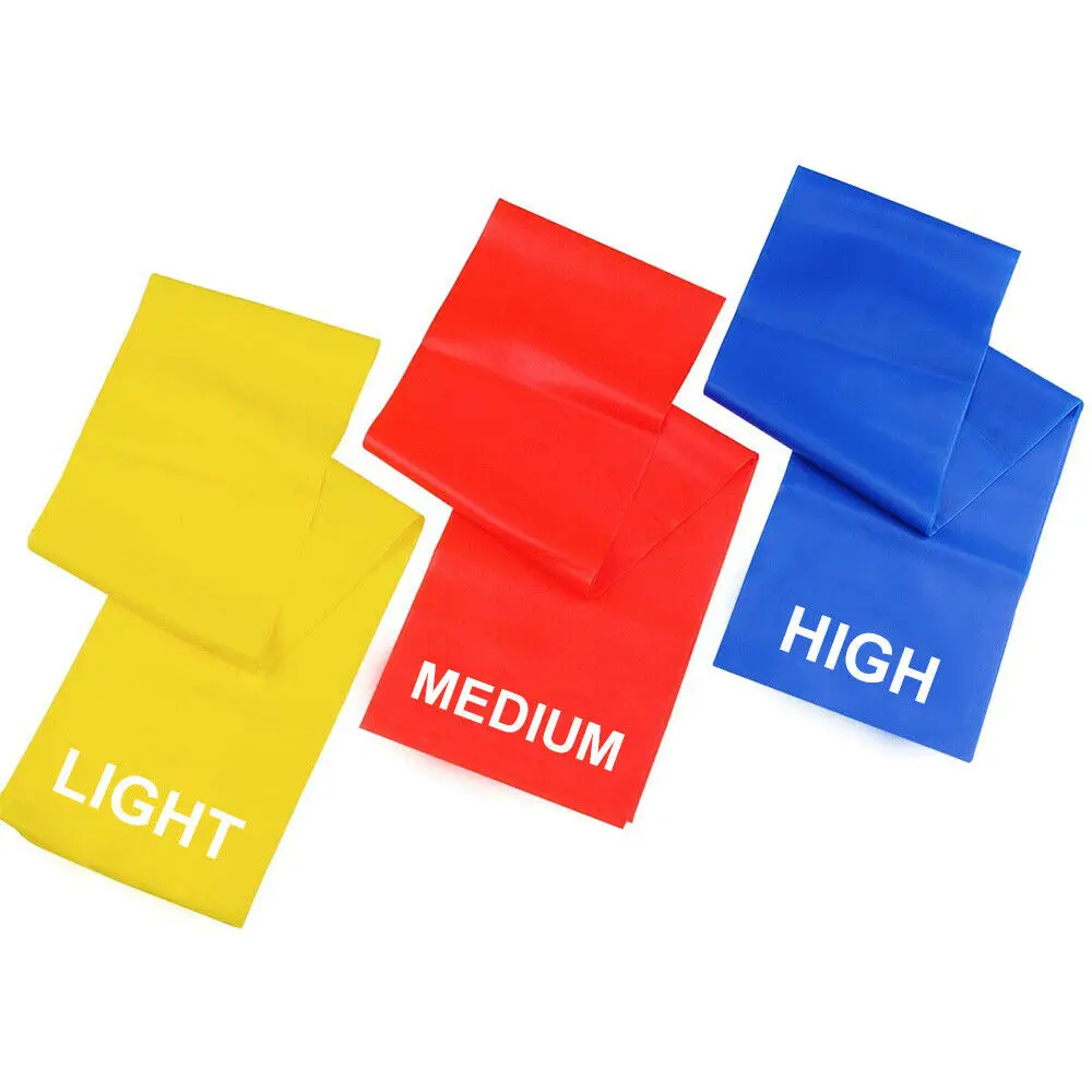 Libenli Cheap Price Long Resistance Bands Flat Latex Free Home Gym Fitness Equipment for Physical Therapy Body Sport Equipment