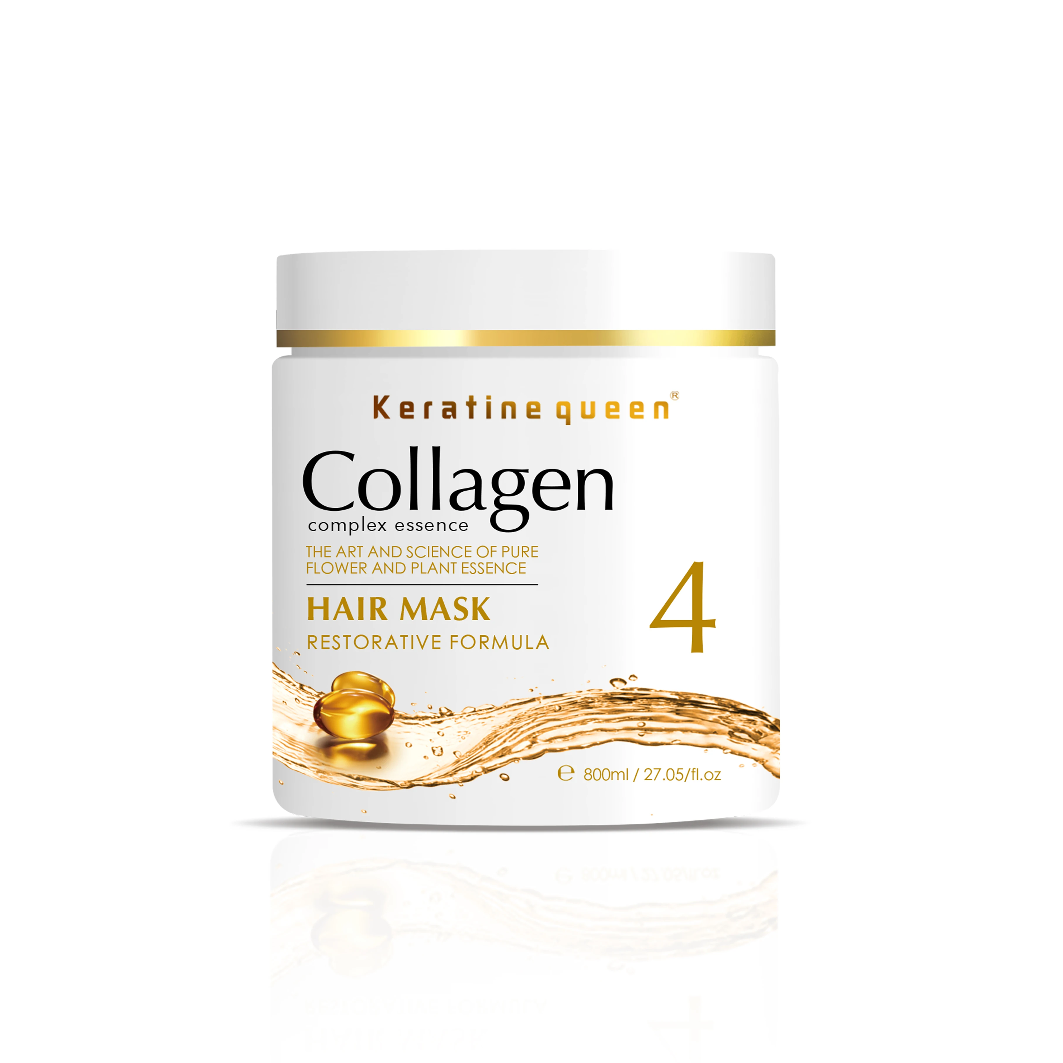 Organic Vegan Rebuilding Curly Hair Mask Callegen Repair Dry Damaged keratin hair shampoo protein hair treatment