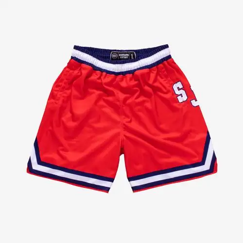 90s retro tackle twill double mesh basketball shorts