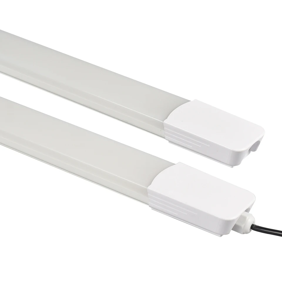High PF 36W LED Integrated Waterproof Stand Lamp IP65 Moisture-proof 1.2 Meters Long Plastic PC Triple Warehouses Industrial