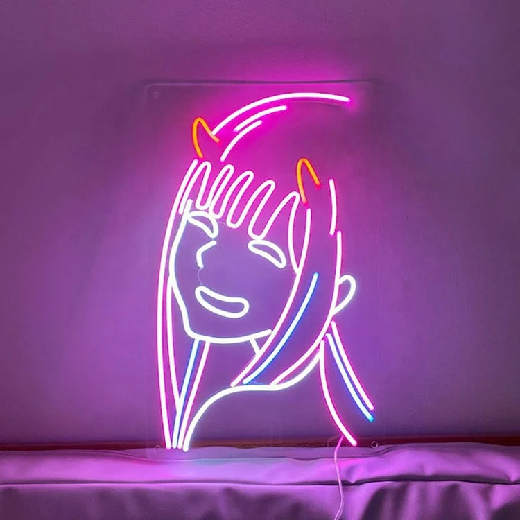 Happy birthday  led Custom neon flex sign Favourite Anime Custom Neon Signs lights for Wall