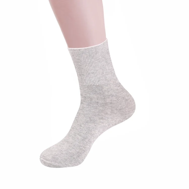Hot Sale Pure Cotton Comfortable Loose Cuff Medical Nursering Heated Winter Thick Diabetes Socks Women