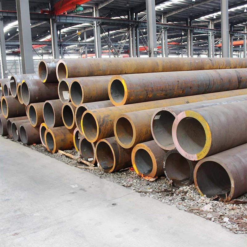 China manufacturing price 15crmo 35crmo black iron pipe seamless tube round carbon steel pipes and tubes