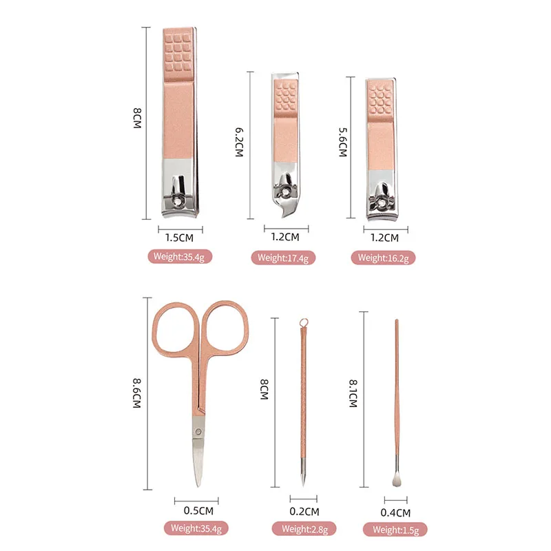 2025 New YD 15pcs Manicure Set Nail Clippers Kit Professional Beauty Tools Cutter Gift