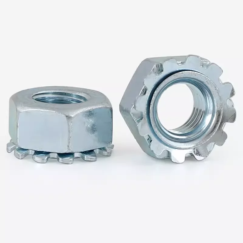 High Quality Keps nut k nut M4*7*8 steel ZINC KNUT