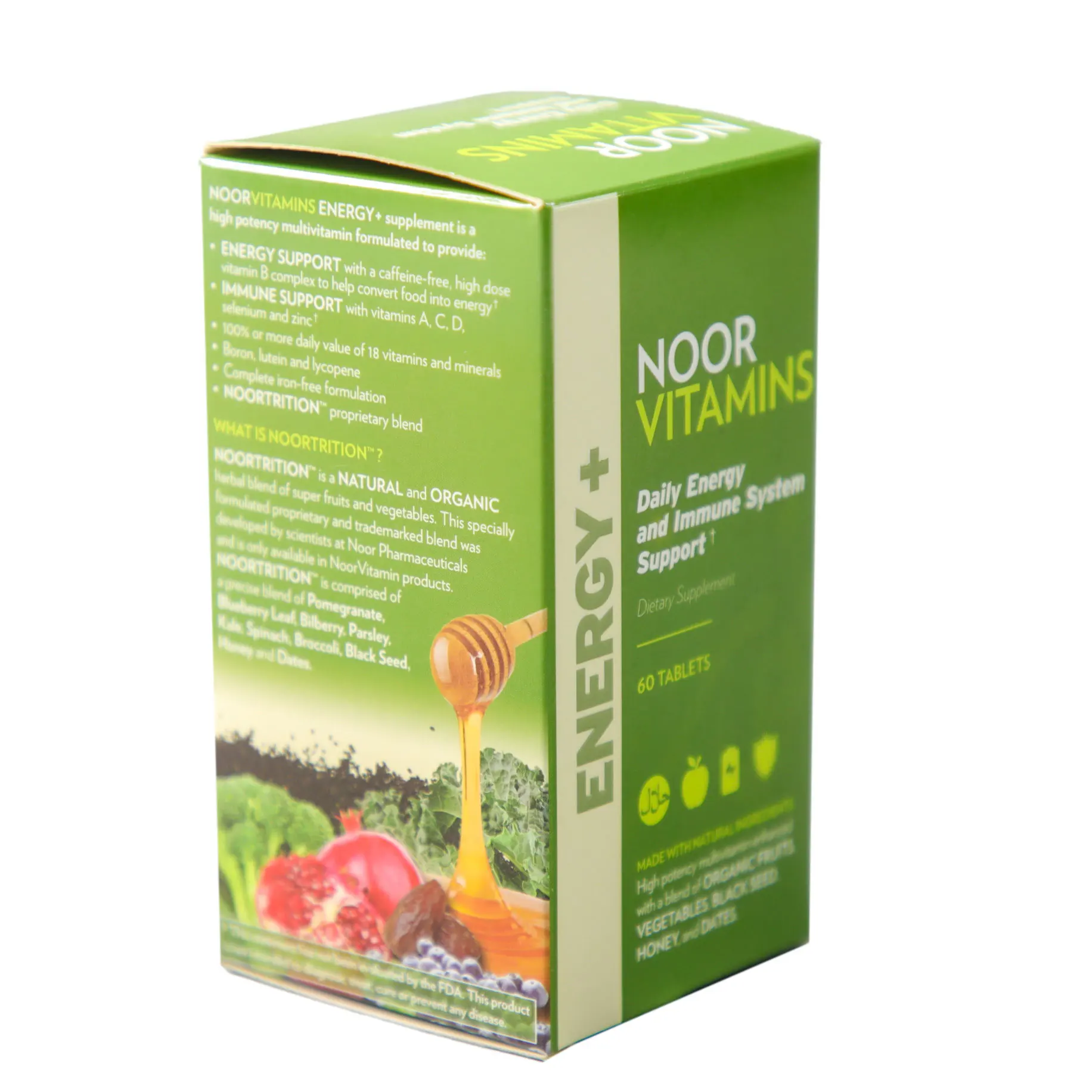 Forests Custom Printing Green Vitamin Packaging Box Medicine Cardboard Packaging Box Health Care Product Kraft Shipping Box