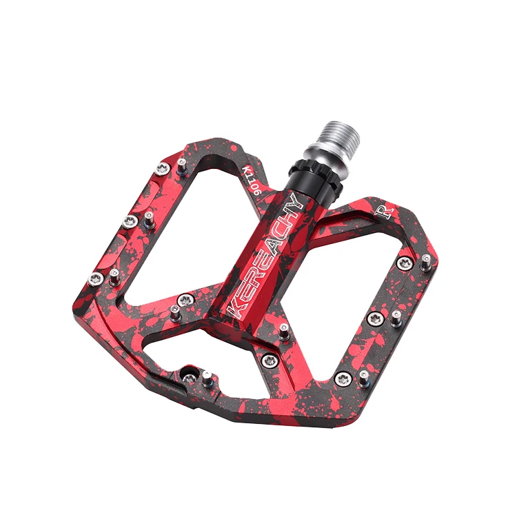 KEREACHY custom bicycle pedal 3 bearing mountain bike pedal high strength non-slip bicycle pedal surface bicycle accessories