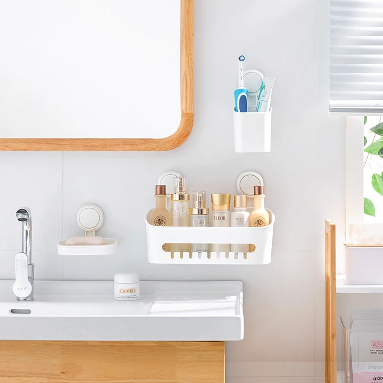 Настенный органайзер для ванной и кухни, держатель для душевой кабины и мыла, держатель для зубных щеток, настенная стойка для хранения, набор