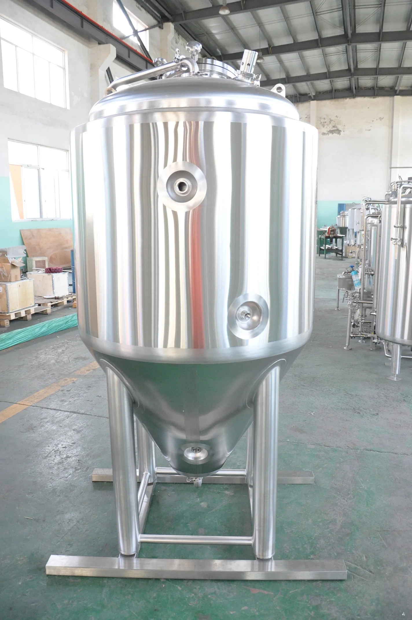 
glycol jacket 500L beer fermenter tank 
