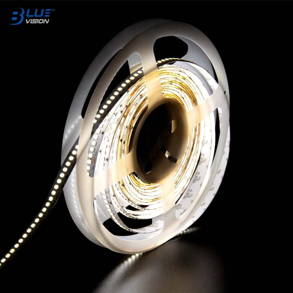 
CRI90 2835 224 LEDs warm white 3000K IP66 waterproof LED strip lights for home and commercial lighting projects 