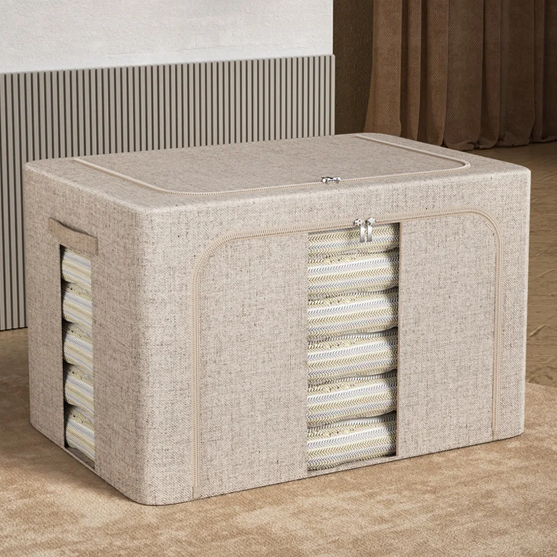 Large Capacity Household  Foldable Storage Box Organizer Storage Bin for Clothes Quilts-Closet Systems & Organizers