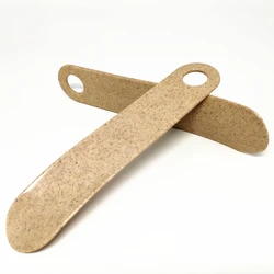 eco friendly bio plastic 19cm shoe horn for Hotel Home back shoe helper