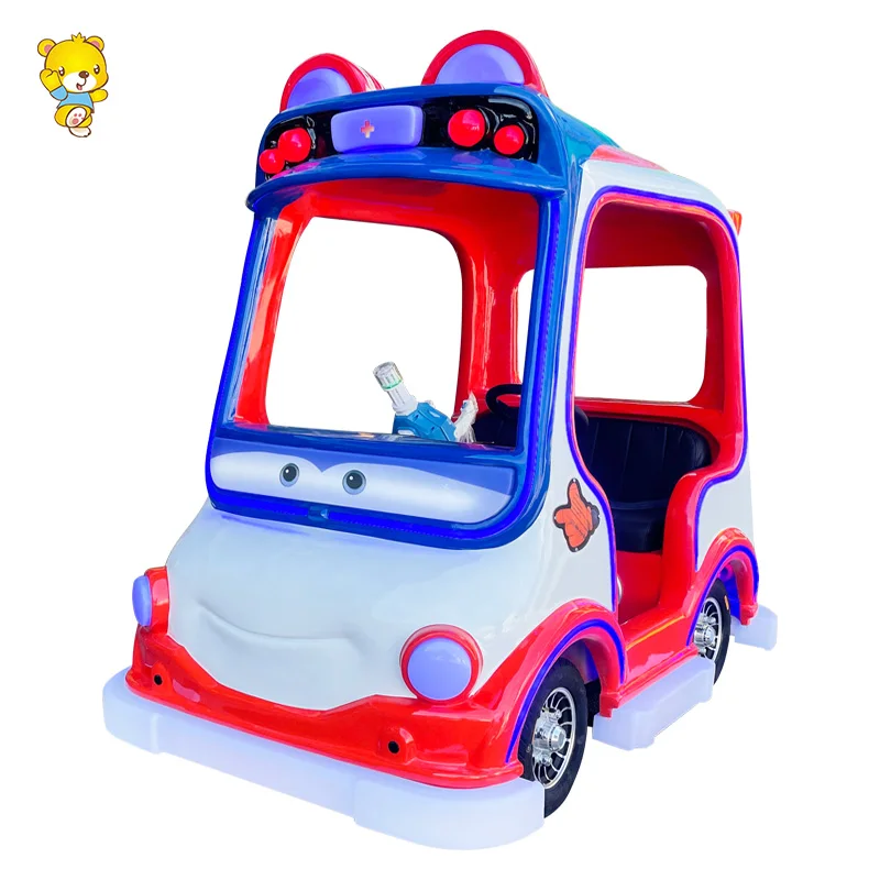 Haojile amusement equipment ride on car for kids indoor playground gogo bus in shopping mall