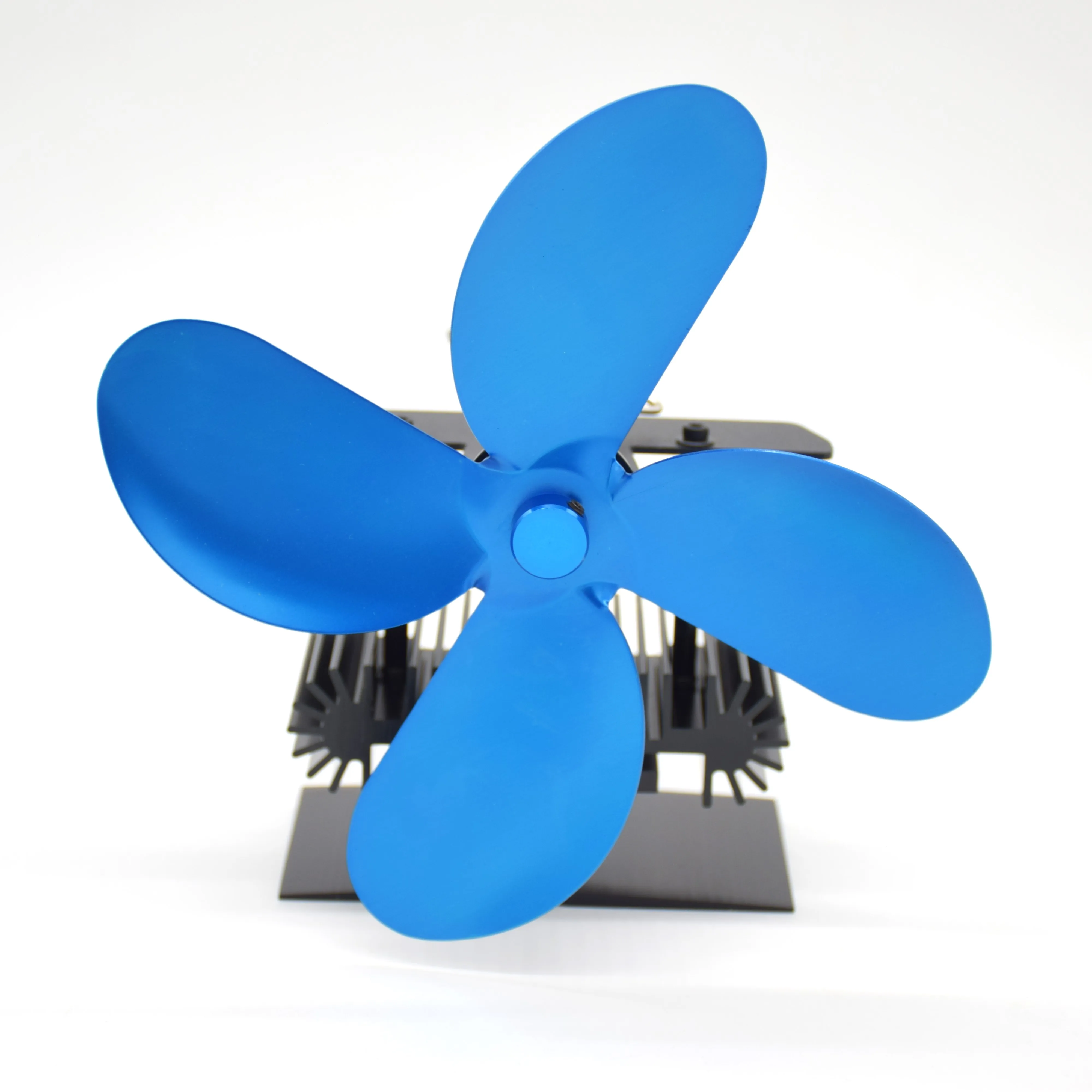 Factory Wholesale Eco Friendly Iron Ring Plum Blossom Shape Exhaust Fan For Pellet Stove And Fireplace Fans