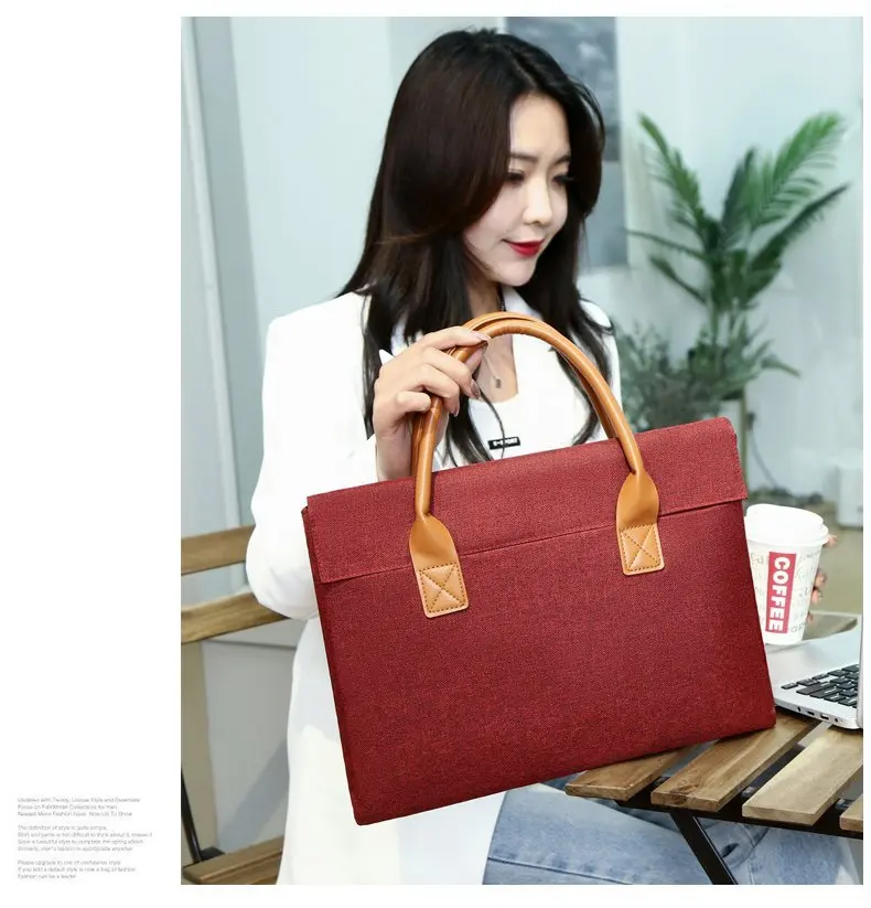 Multiple Sizes Water Proof Business Light Notebook Travel Bag Laptop Case Portable Simplicity Laptop Bag