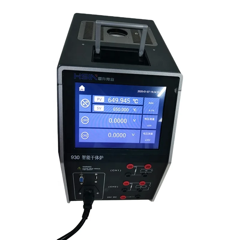Portable Dry Well Dry Block Dry Body Temperature Calibrator Controller Function