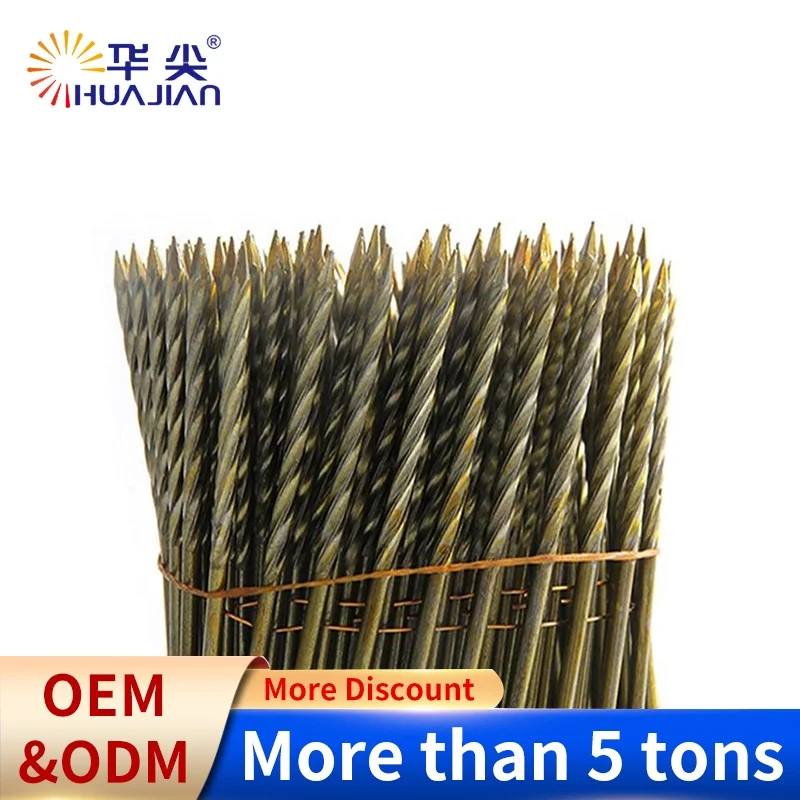 Hottest 2.1*35mm Coil Nail Aluminium Ring Shank Roofing Nails