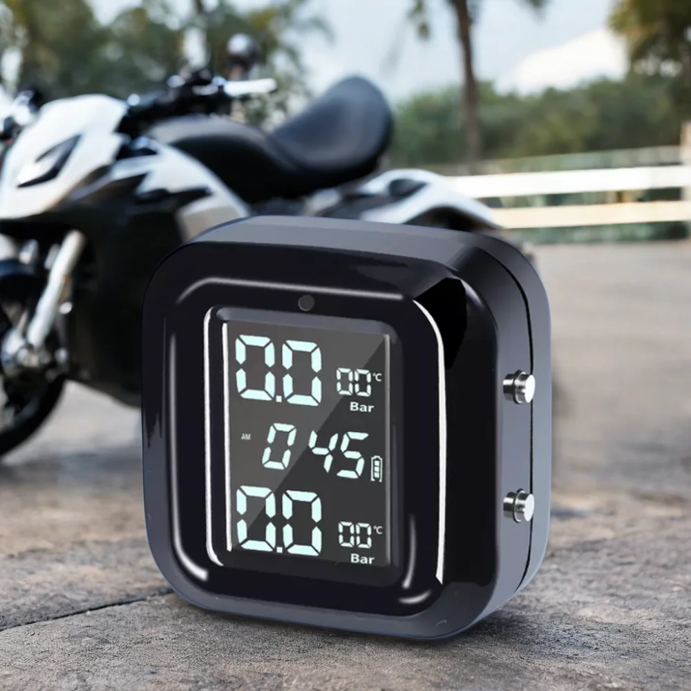 Digital Motorcycle TPMS Sensor Tire Pressure Tyre Monitor for Motorbike