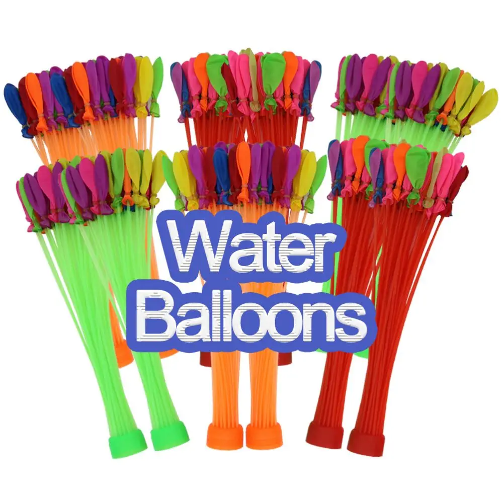 Summer Pool Fun Quick Fill Magic Injection Water Balloons Latex Self Sealing Water Bomb Water Fight Balloons