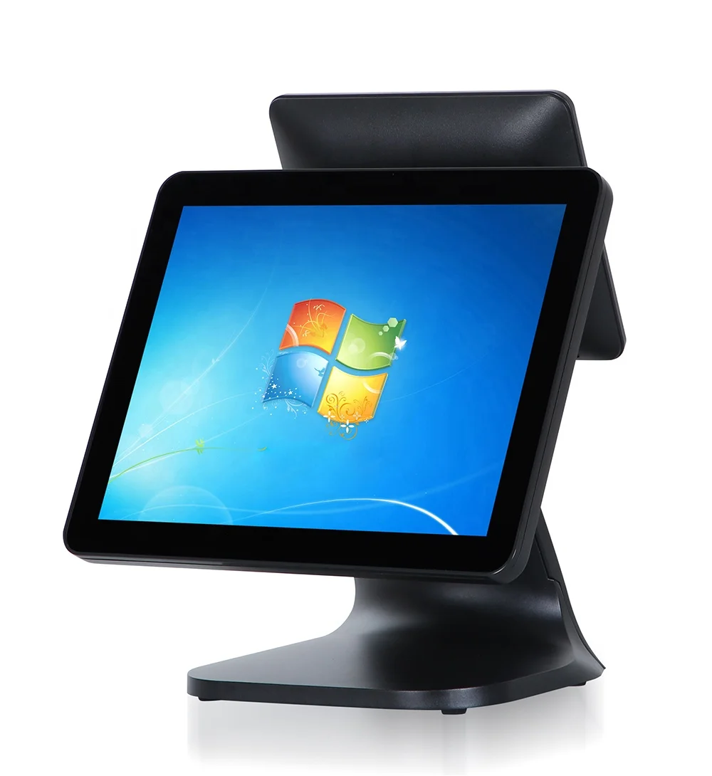 POS Terminal Windows Retail POS System All in One Sale Black Orange USB OEM Jack Power Technical CPU Video Touch